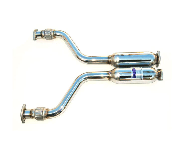Invidia Fx35/45 Gemini Single Layer Titanium Tips Cat-Back Exhaust System HS03IFXGIT image 2