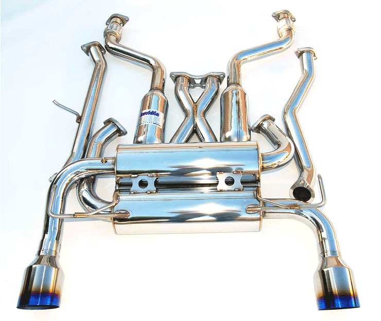 Invidia Fx35/Fx37 2/4wd Gemini Titanium Tips Cat-Back Exhaust System HS09IFXGIT