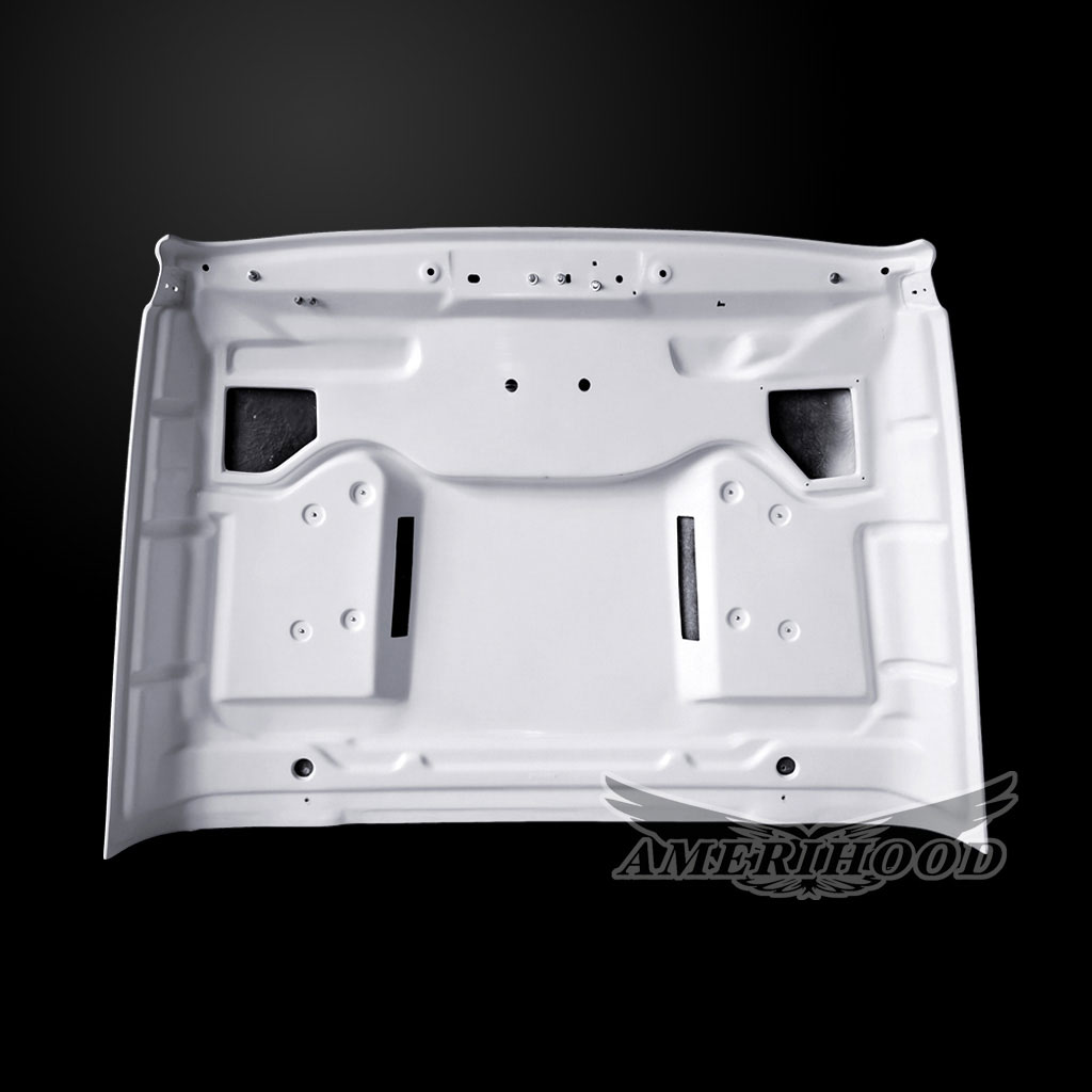 Amerihood Jeep Wrangler JL Type VIP Style Functional Heat Extractor Ram Air Hood JW18AHVIPFHWJL image 5