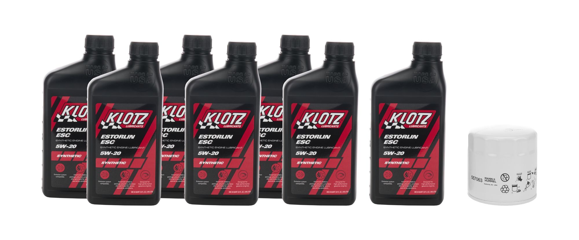 KLOTZ SYNTHETIC LUBRICANTS Oil Change Kit 03-21 Dodge Hemi 5.7L kt400