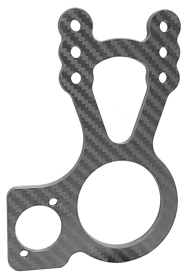 King Shocks Carbon Steering Mount Left Side Shut Off 1481