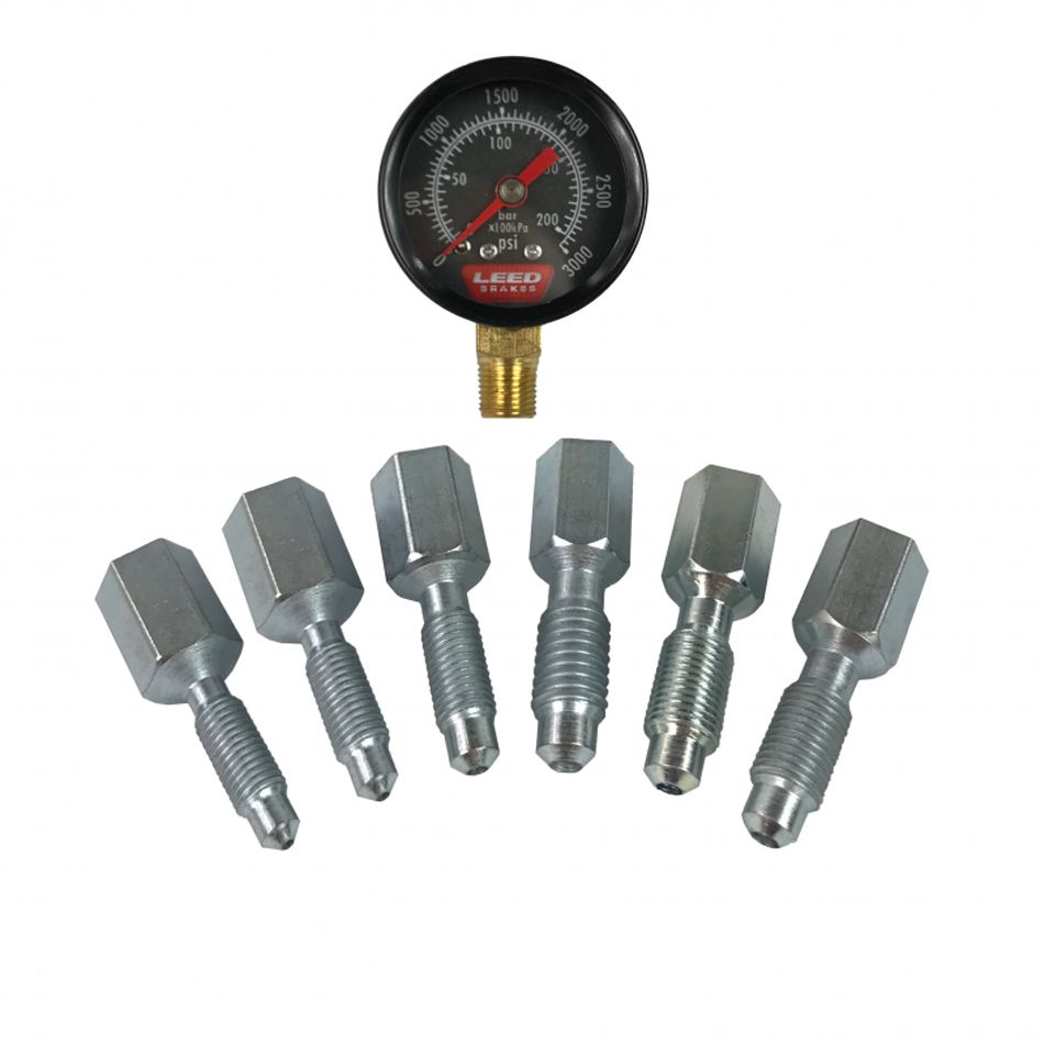 LEED BRAKES Brake Pressure Gauge Kit bpg001