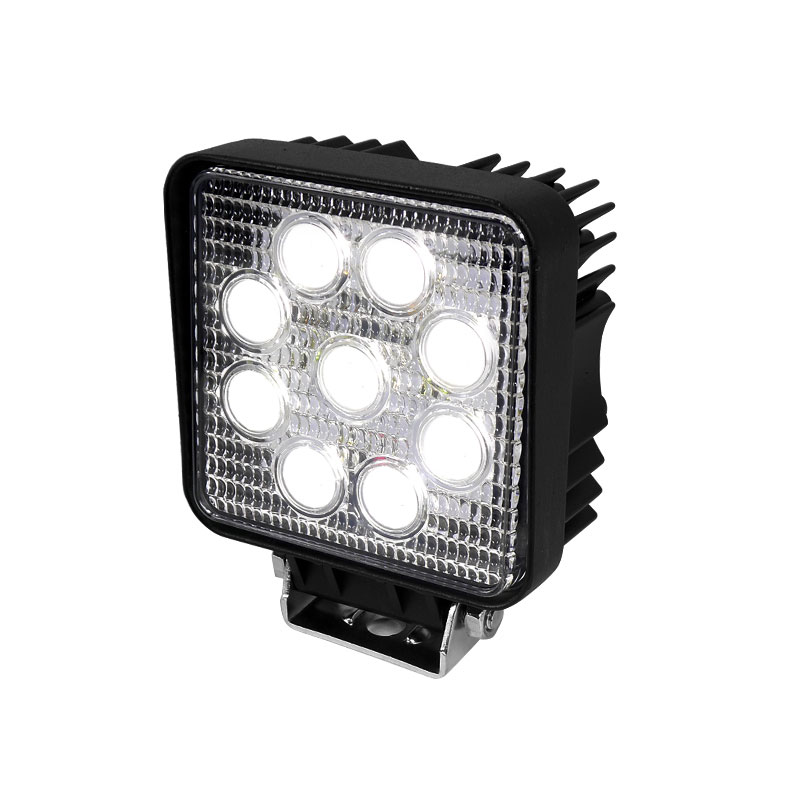 Spec-D Tuning All All 4.5 Inch 9 Led Black Work Light Square, All LF-4009SQ