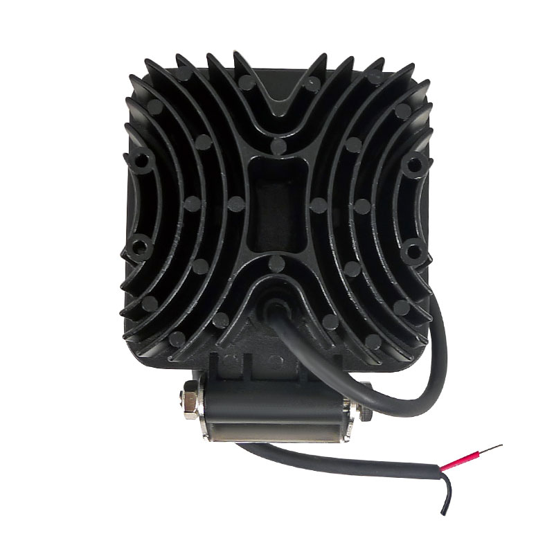 Spec-D Tuning All All 4.5 Inch 9 Led Black Work Light Square, All LF-4009SQ image 2