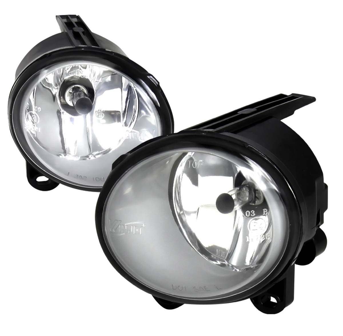 Spec-D Tuning Bmw E53 Oem Fog Lights Clear - Without Wiring Kit LF-E5303COEM-WJ