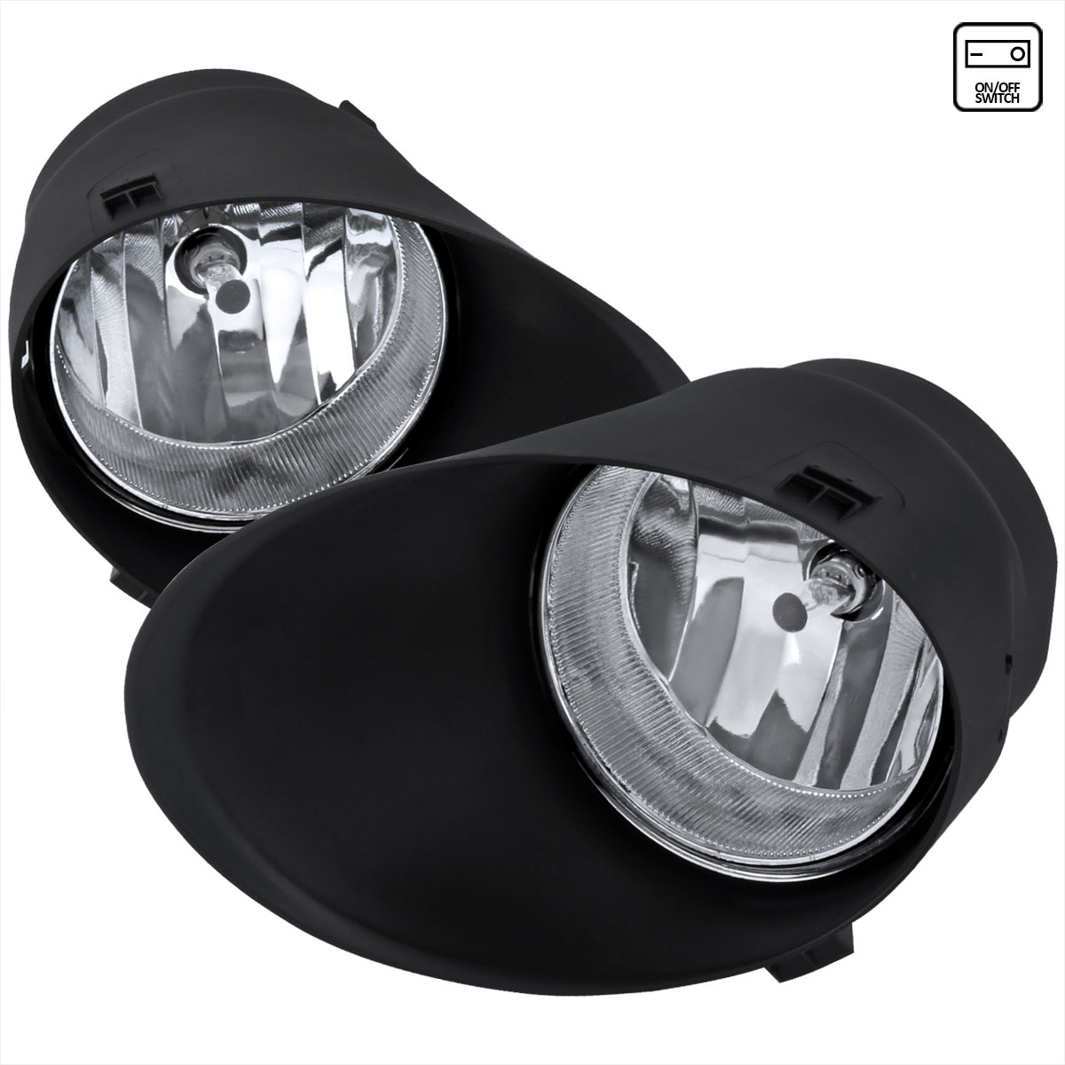 Spec-D Tuning Toyota Tundra Clear Fog Light Kit With Wiring - LF