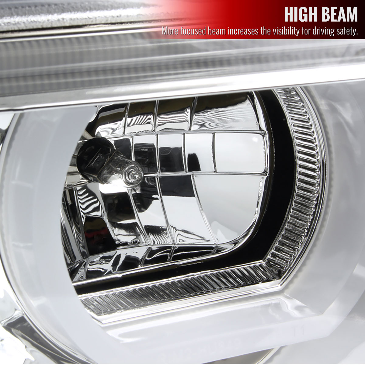 Spec-D Tuning Bmw E87 Halo Projector Headlight - Chrome LHP-E3895-TM image 3