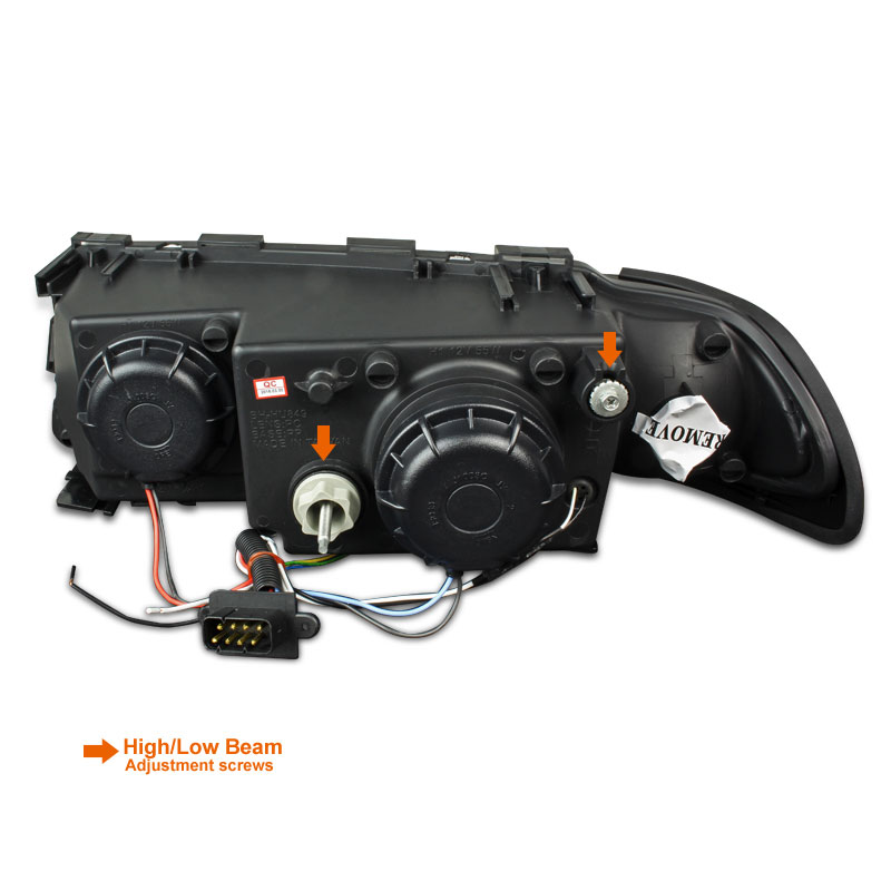 Spec-D Tuning Bmw E87 Halo Projector Headlight - Chrome LHP-E3895-TM image 7