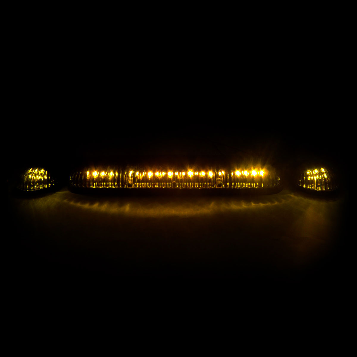 SPEC-D Tuning Roof Cab LED Light - Clear Lens 3Pc - Set lrc-300c image 2