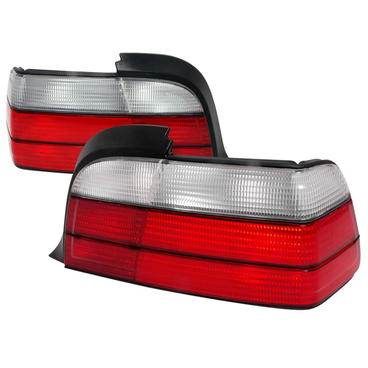 Spec-D Bmw E36 2dr Taillights - Red / Clea (Lt-E362rpw-Dp) LT-E362RPW-DP