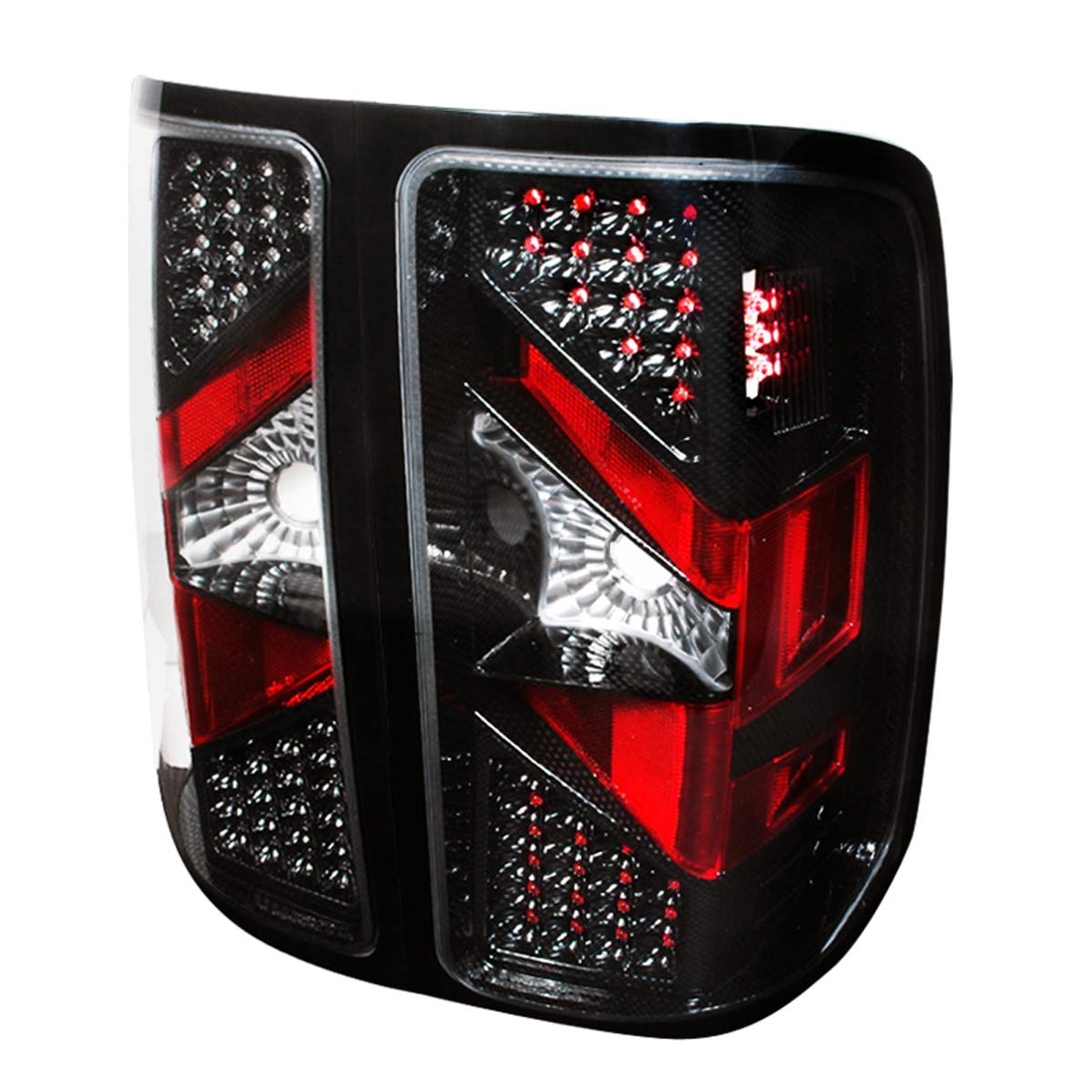 Spec-D Gmc Sierra Classic Led Taillights (Lt-Sie07cfled-Dp) LT-SIE07CFLED-DP