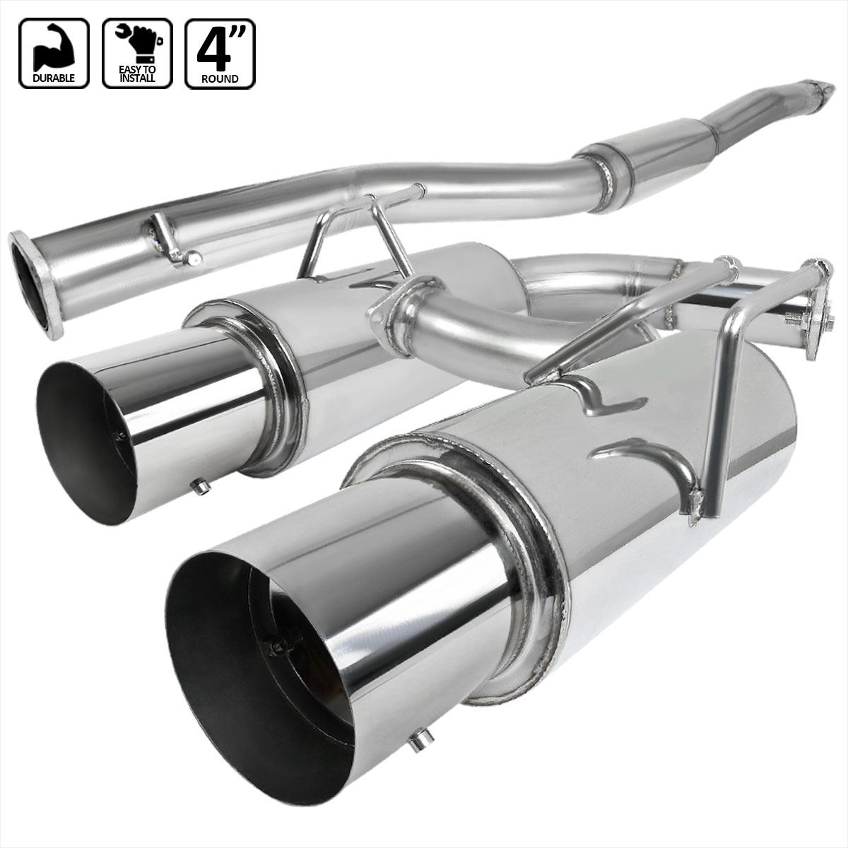 SPEC-D Tuning Mitsubishi Lancer Evolution Catback Exhaust mfcat3-lan08