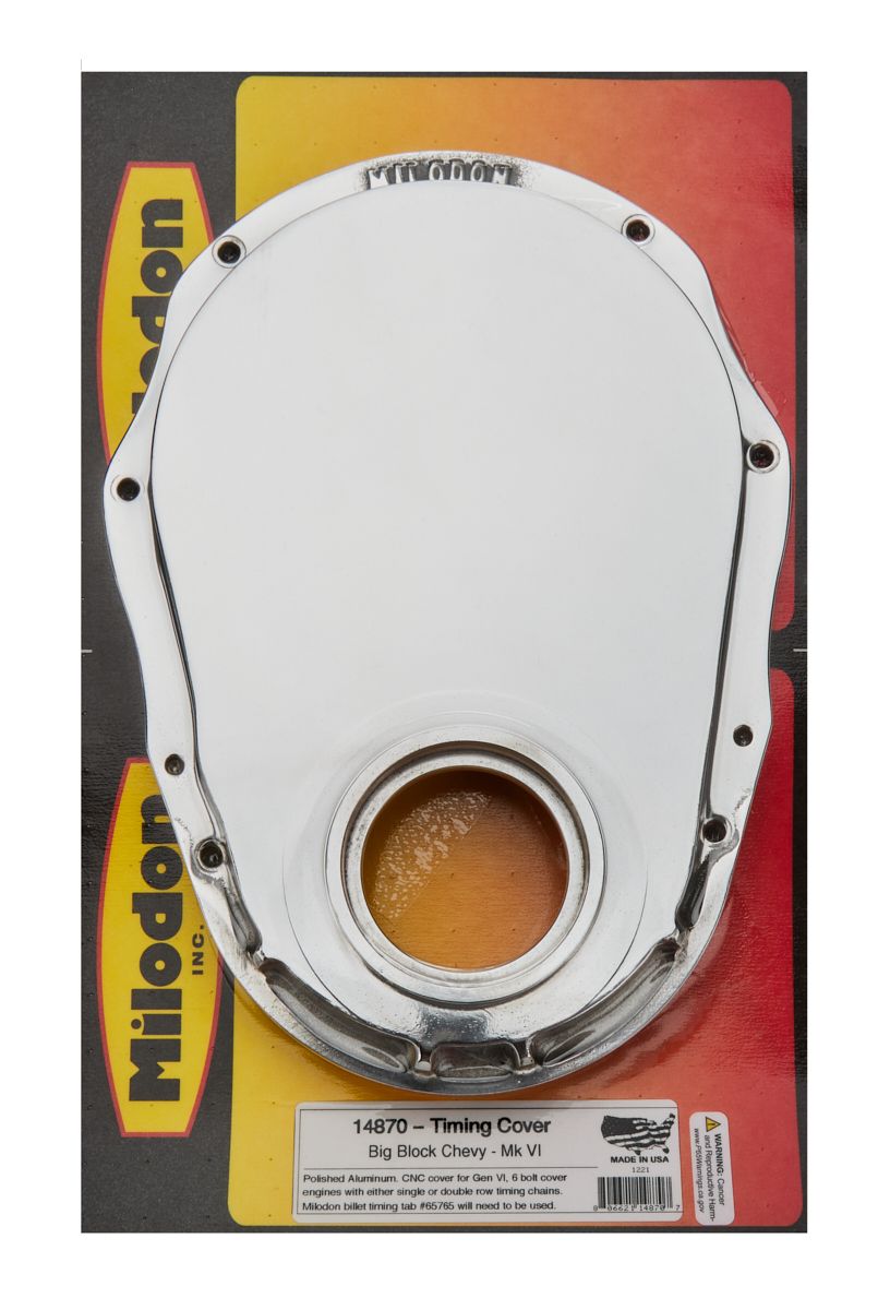 MILODON BBC Gen-6 Timing Cover Polished 14870
