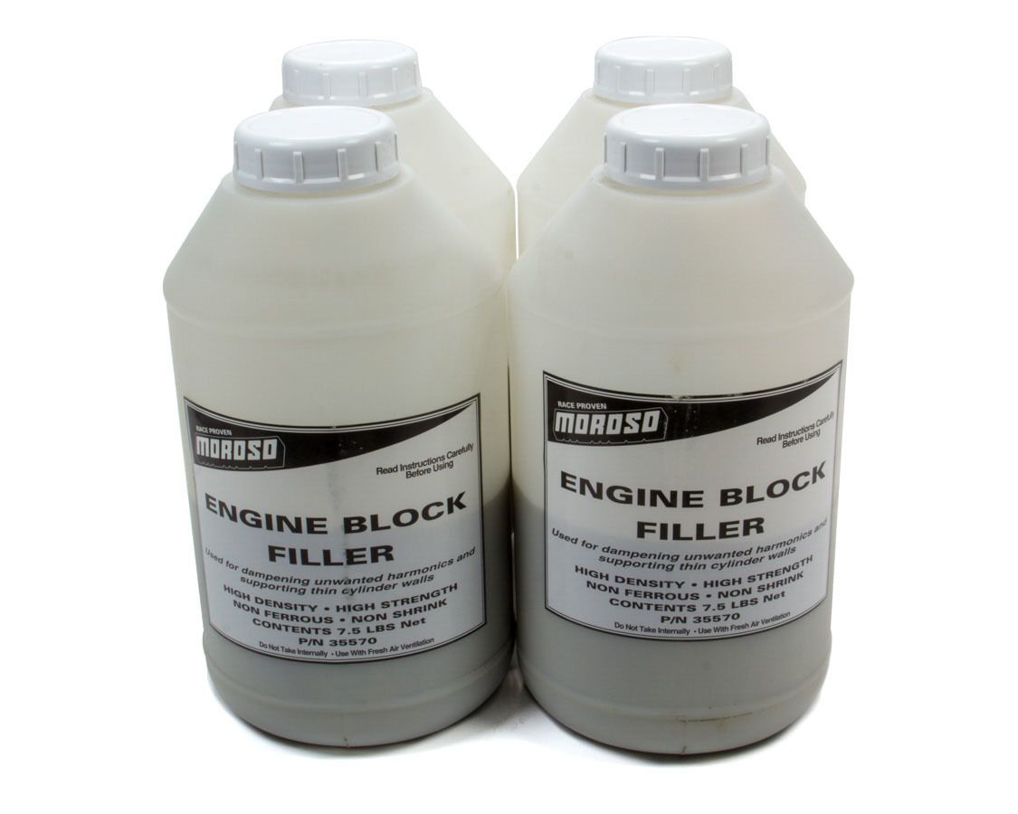 Moroso Engine Block Filler - Case (Four 1 Gallon Containers) 35570