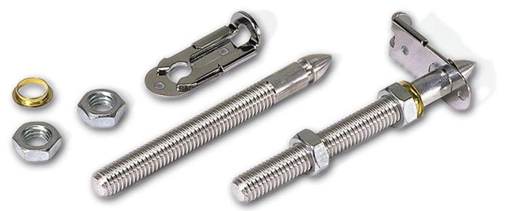 Moroso Quick Release Hood Pin Set - 3/8in Diameter - 2 Pack 39010