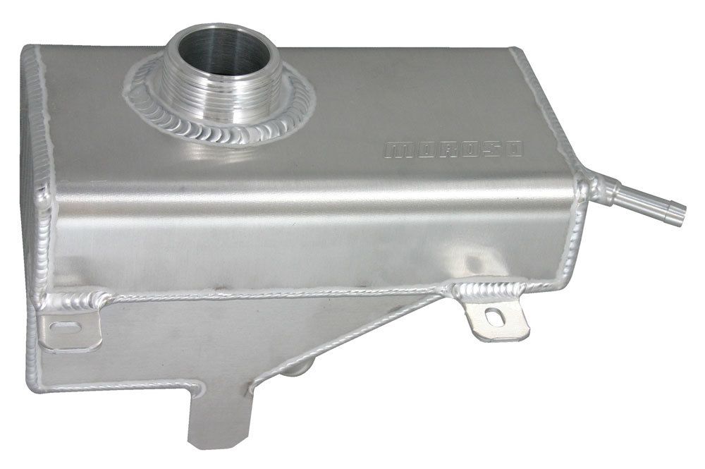 Moroso 05-10 Ford Mustang V6/GT Coolant Expansion Tank - Direct Bolt-In Replacement 63768