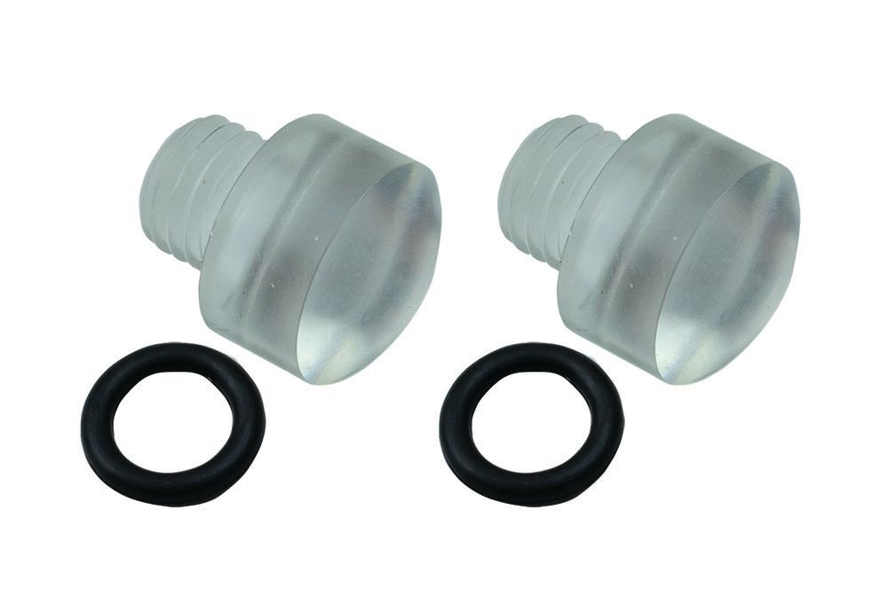 Moroso Clear-View Sight Plug w/O-Ring - 2 Pack 65226