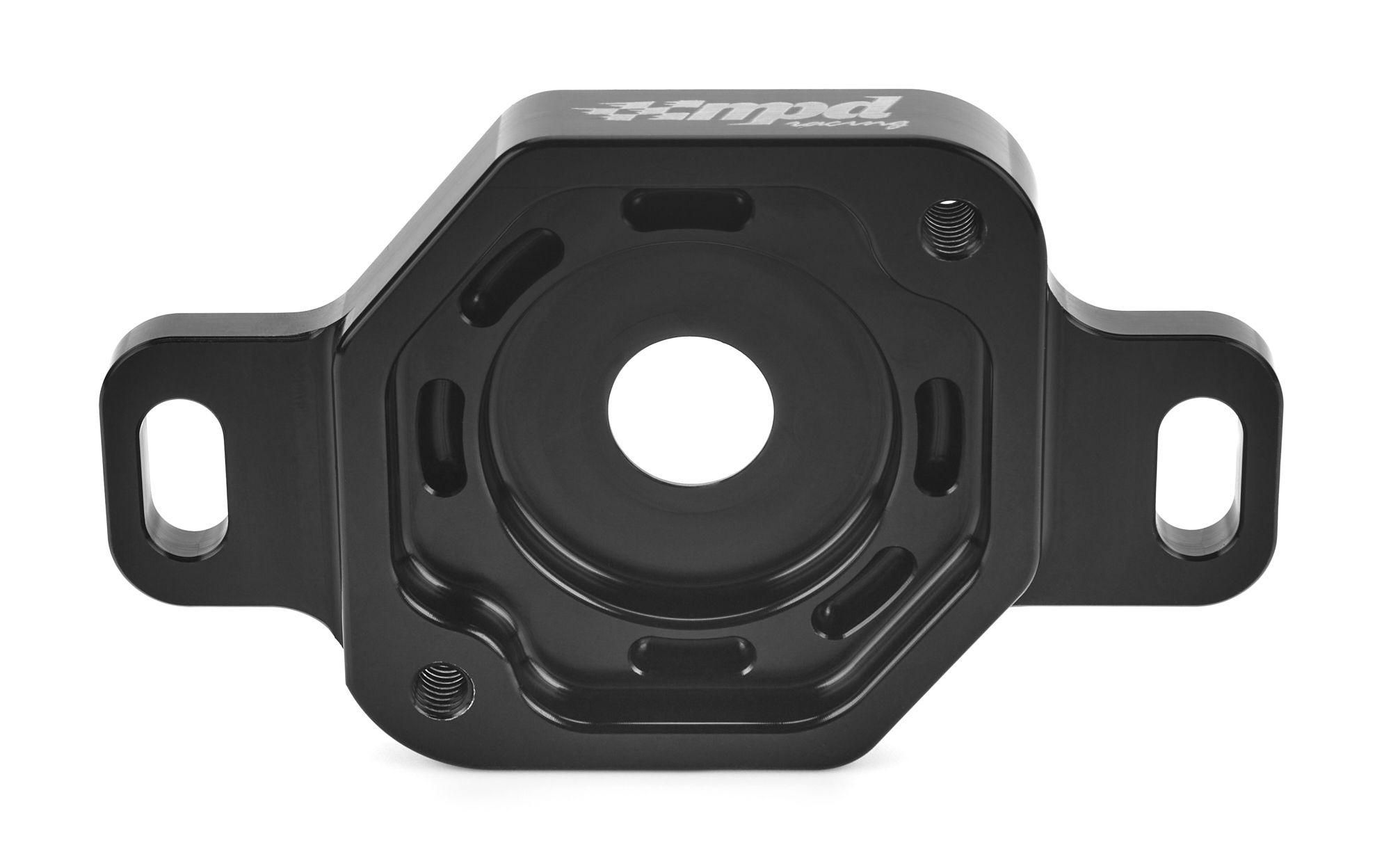 MPD RACING Power Steering Pump Adapter Clean Seal Black mpd18903