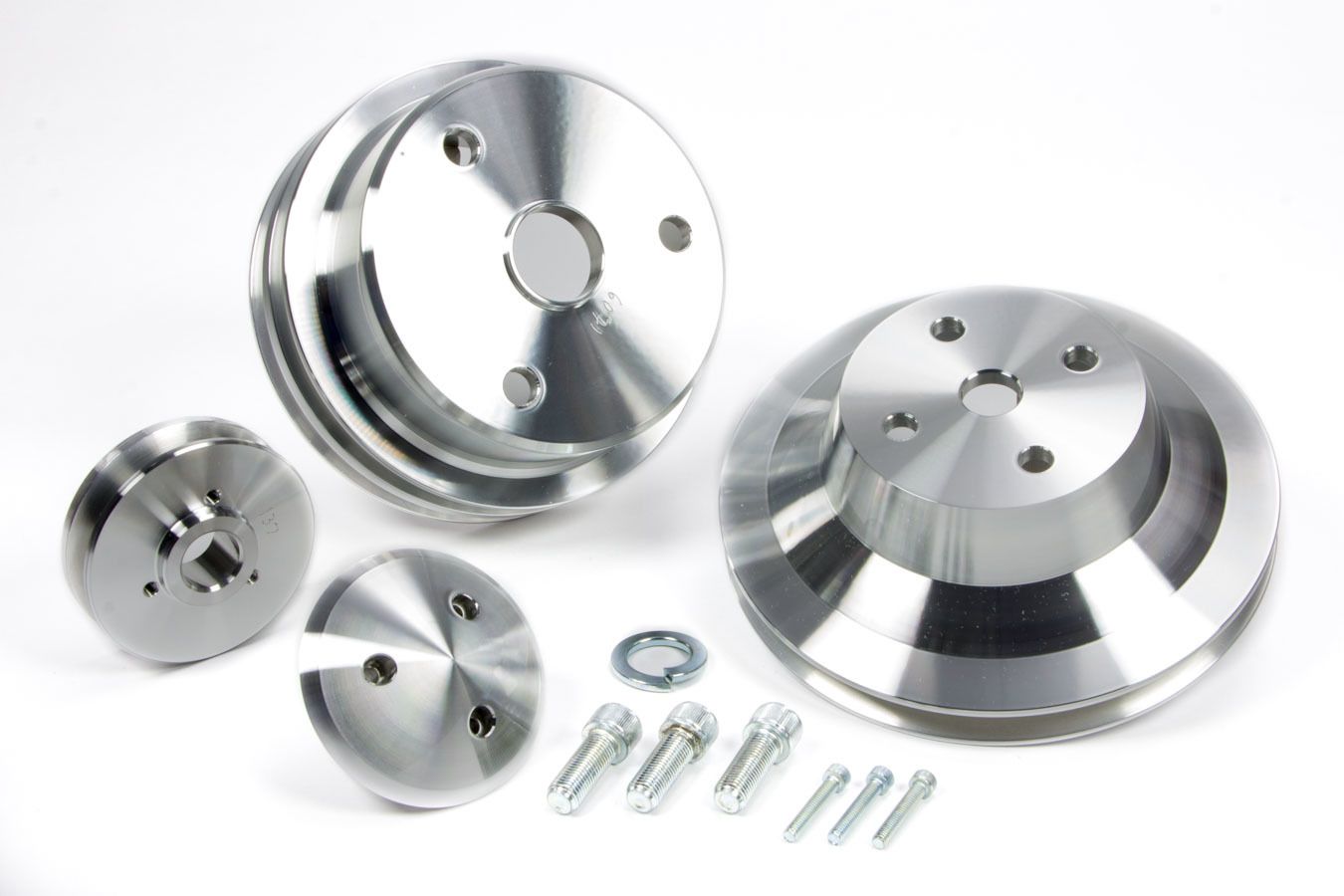 MARCH PERFORMANCE Sb Chevy 3 Pc Pulley Set 6070