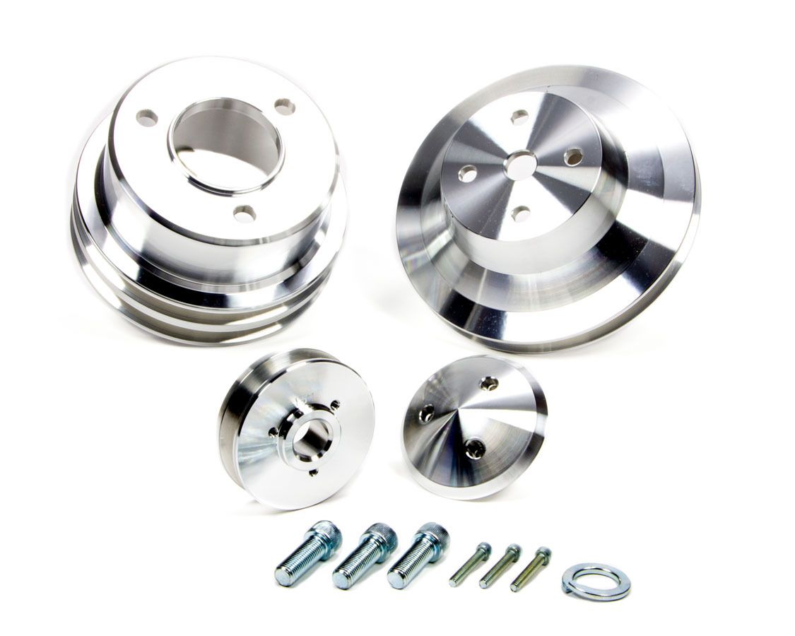 MARCH PERFORMANCE Bb Chevy 3 Pc Pulley Set 7015