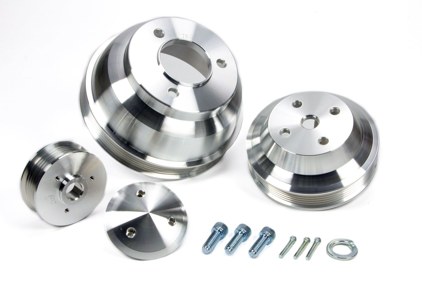 MARCH PERFORMANCE BBC Long w/p Serpentine Conversion Pulley Kit 7310