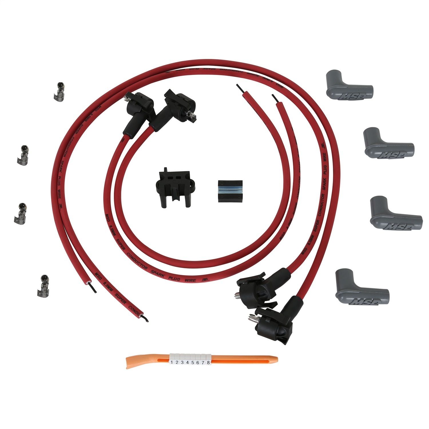 MSD 8.5mm Spark Plug Wire Set - 4-Cyl. Midget 31689