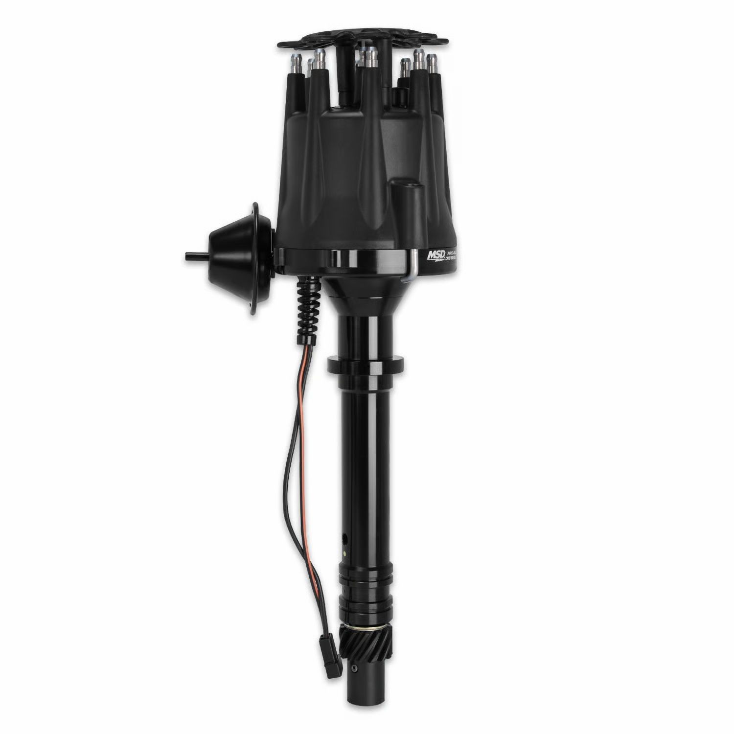 MSD Chevy V8 Pro Billet Distributor Black Finish 83613