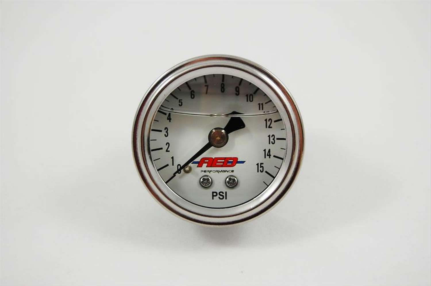 ADVANCED ENGINE DESIGN 1-1/2 Fuel Press. Gauge 0-15psi Liquid Filled 6101 image 2