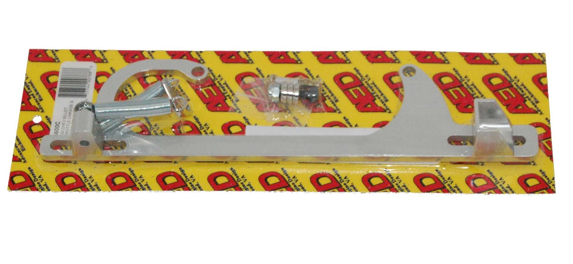 ADVANCED ENGINE DESIGN Chevy Throttle Cable & Spring Bracket - 4150 6600c image 2