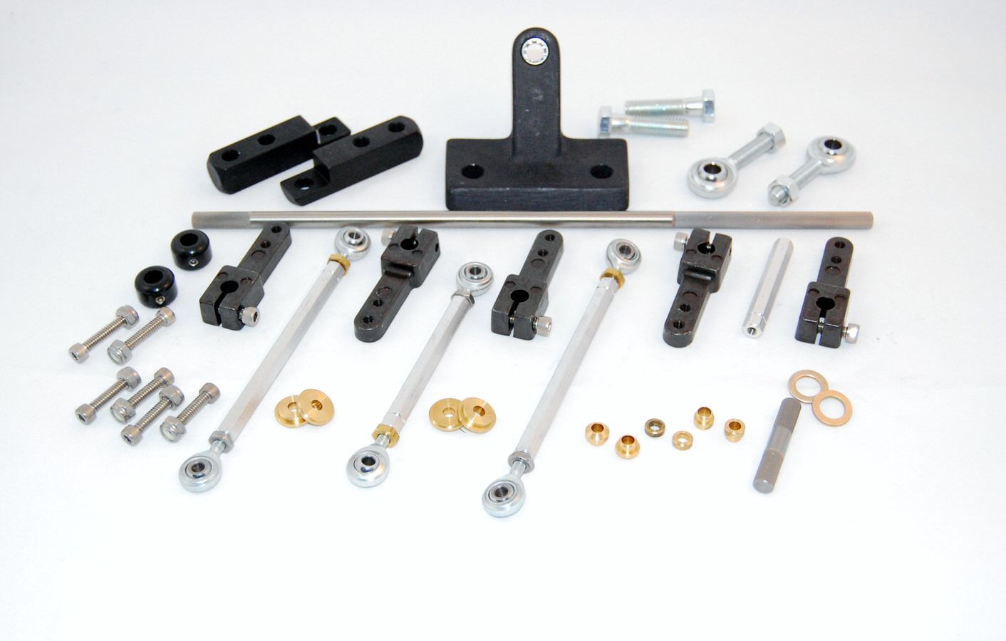 ADVANCED ENGINE DESIGN Pro Tunnel Ram Linkage Kit - SBC 7000 image 2