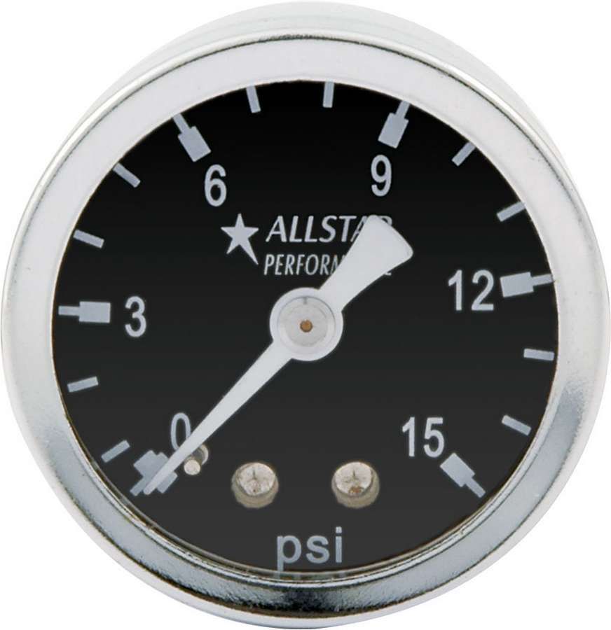 ALLSTAR PERFORMANCE 1.5in Gauge 0-15 PSI Dry Type all80210 image 2