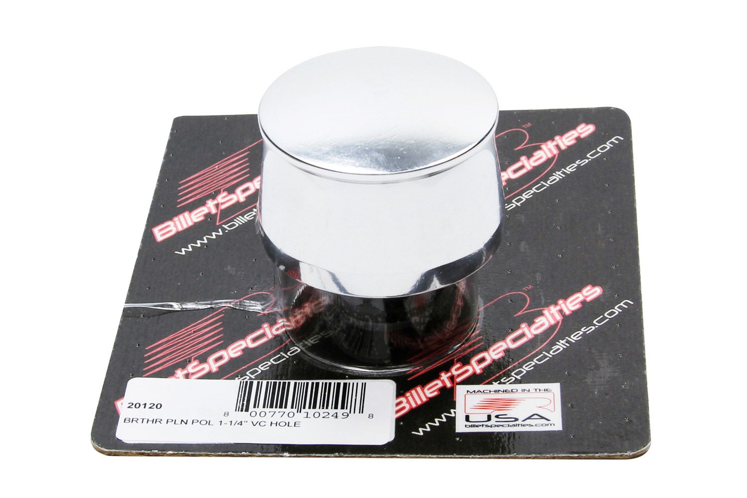 BILLET SPECIALTIES Polished Breather Plain 20120 image 2