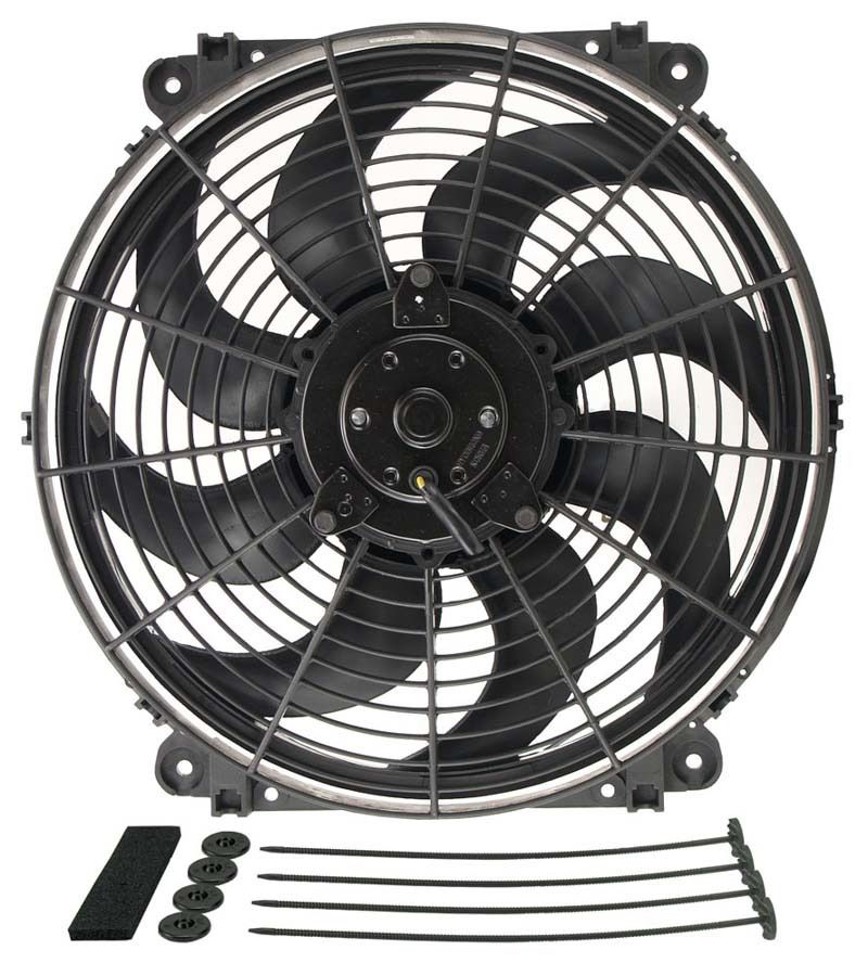 DERALE 14in Tornado Electric Fan w/Standard Mount Kit 16624 image 2