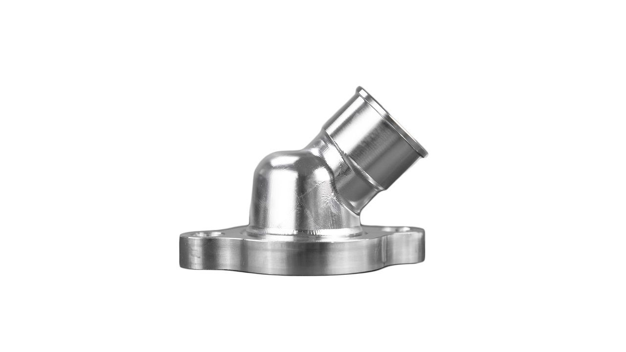 MARCH PERFORMANCE Thermostat Housing SBC 45 Degree Clearcoat bth203 image 2
