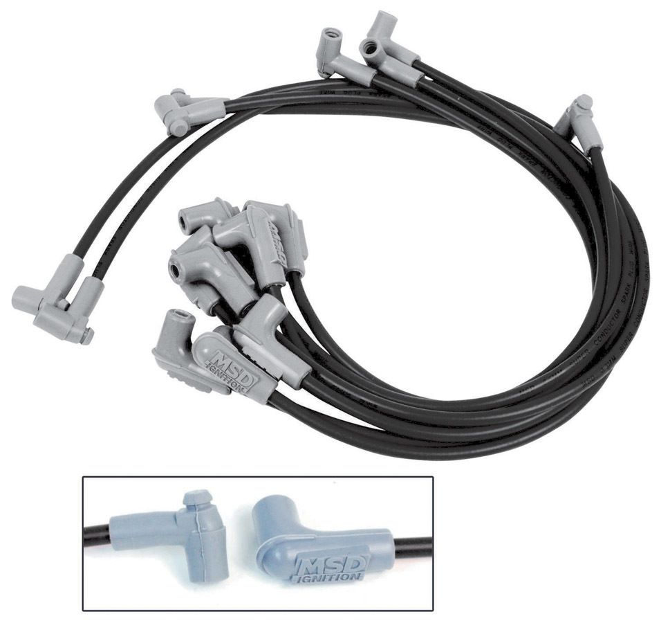 MSD 8.5MM Spark Plug Wire Set - Black 31763 image 2