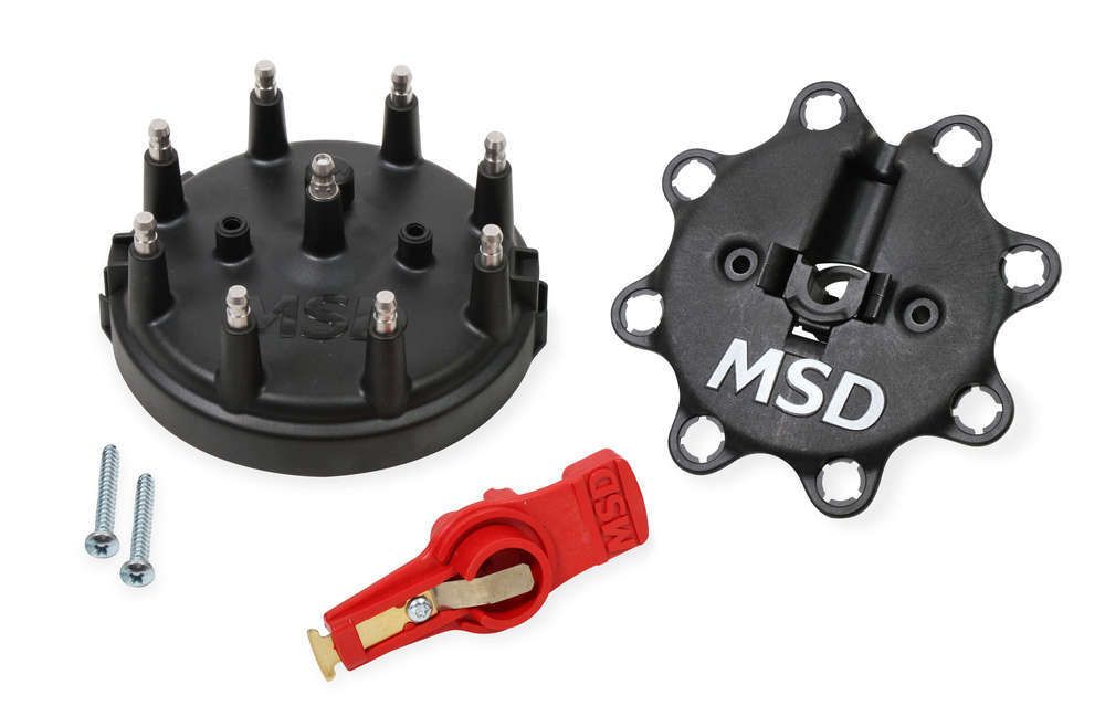 MSD Cap & Rotor Kit - 85-95 Ford - Black 84823 image 2