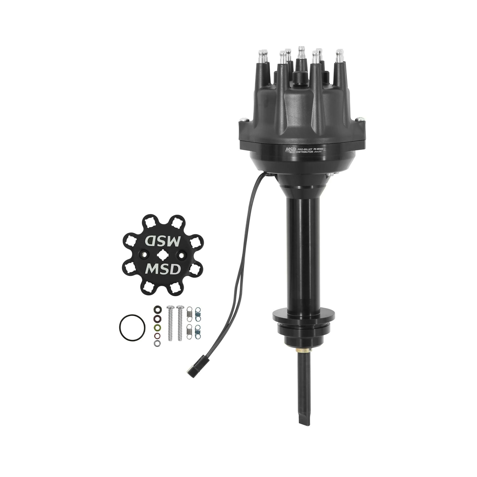 MSD BBM 426-440 Pro Billet Distributor Black Finish 85463 image 2