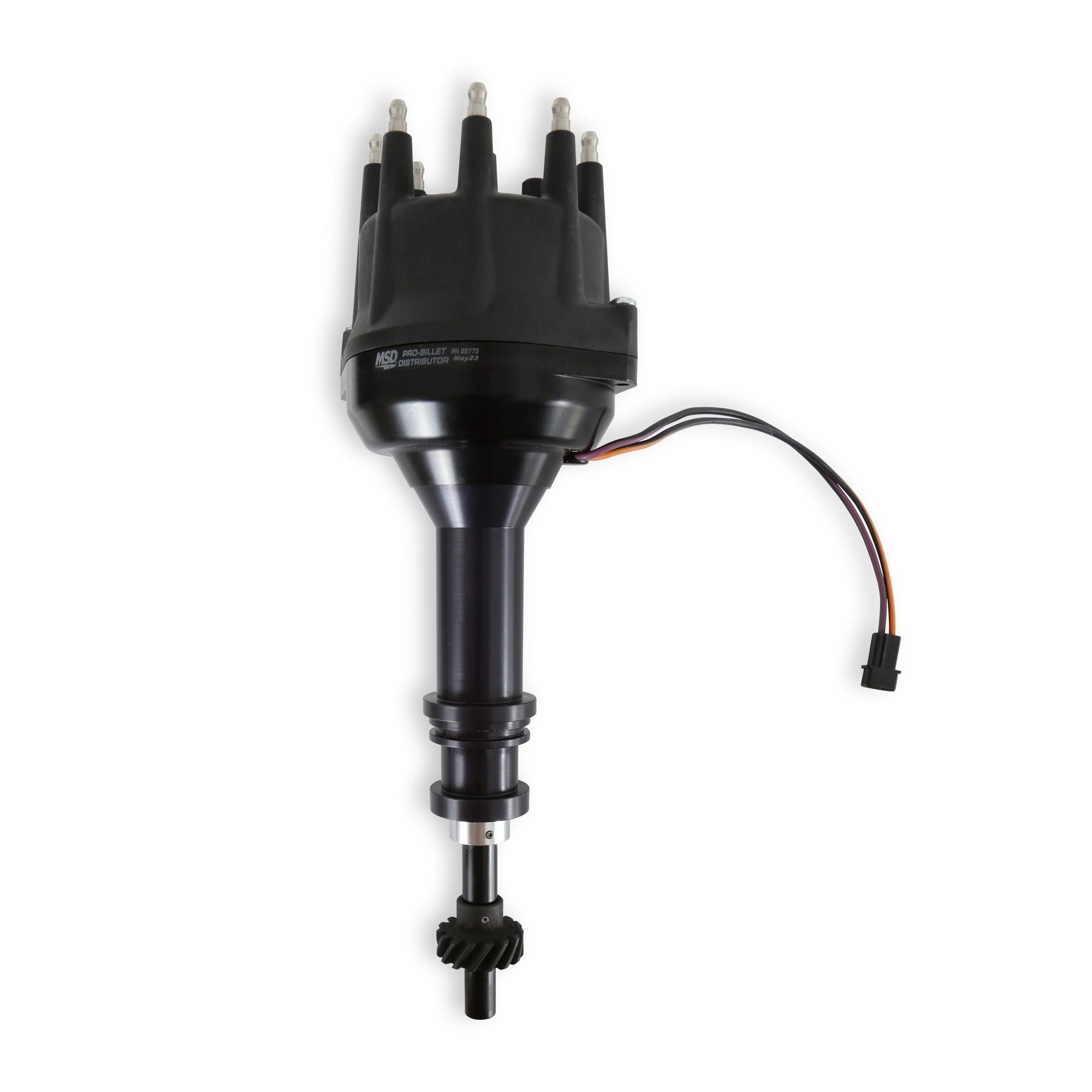 MSD BBF 351C- 460 Pro Billet Distributor Black Finish 85773 image 2