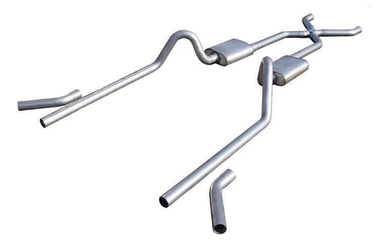 Pypes Exhaust 55-57 Chevy Crossmember Back Exhaust sgc10t image 2