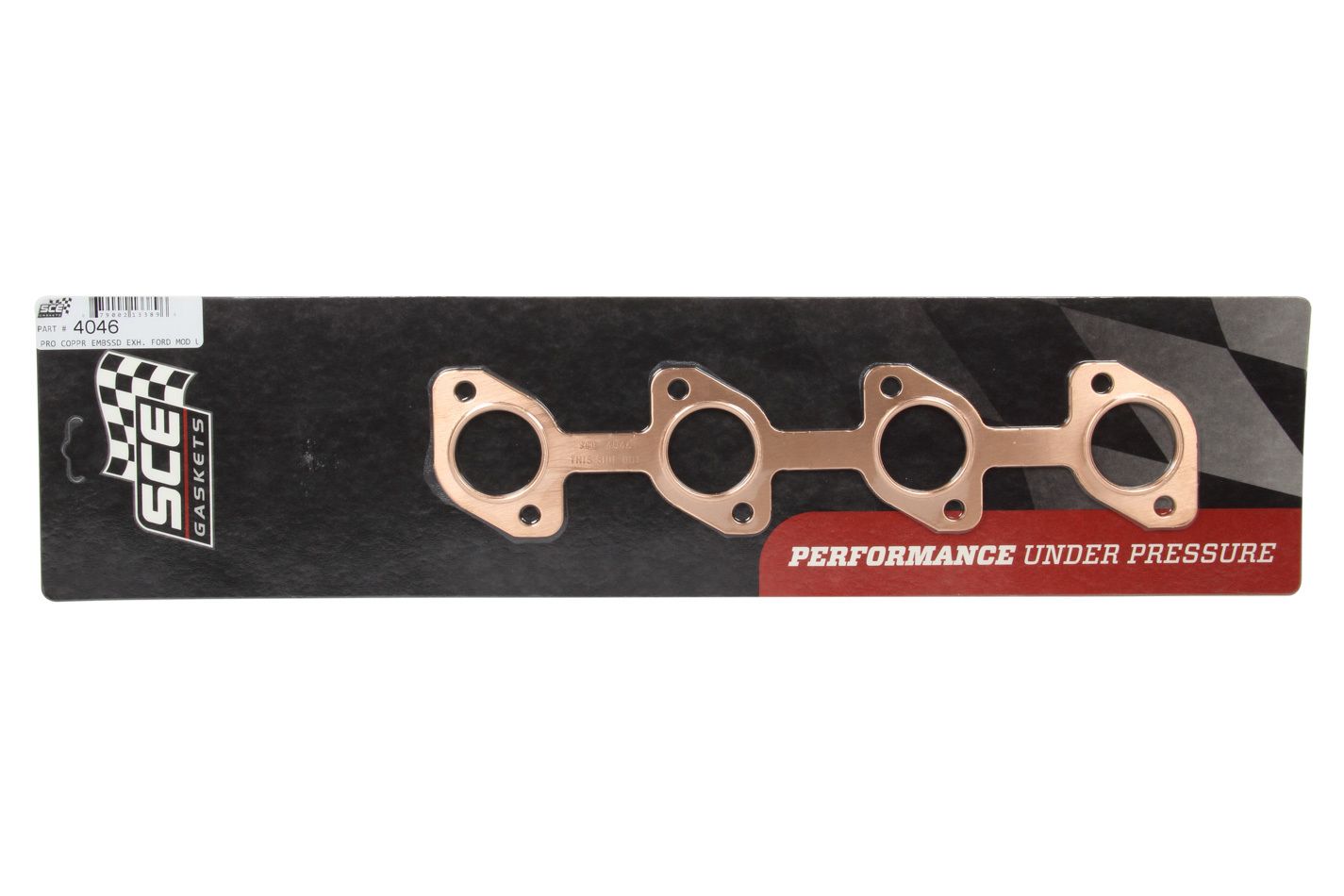 SCE GASKETS Copper Exhaust Gaskets - Ford Modular 4.6L 4046 image 2