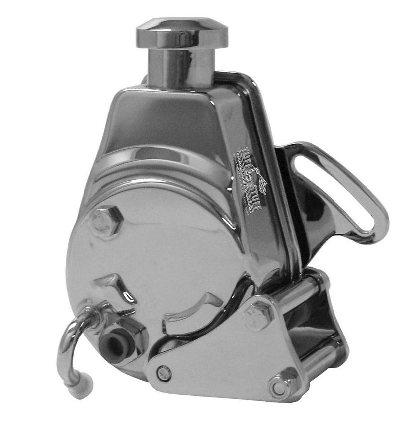 TUFF-STUFF SBC Power Steering Brckt LWP Chrome 6508a image 2