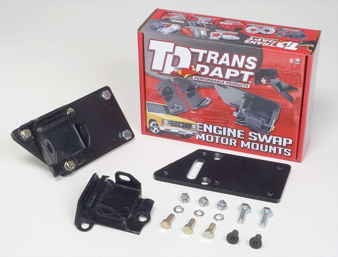 TRANS-DAPT LS1 into SBC Chassis Motor Mount Kit 4595 image 2