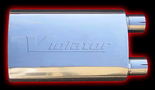 Pypes Violator 16 off/off same 304 Stainless Polished MVV50S