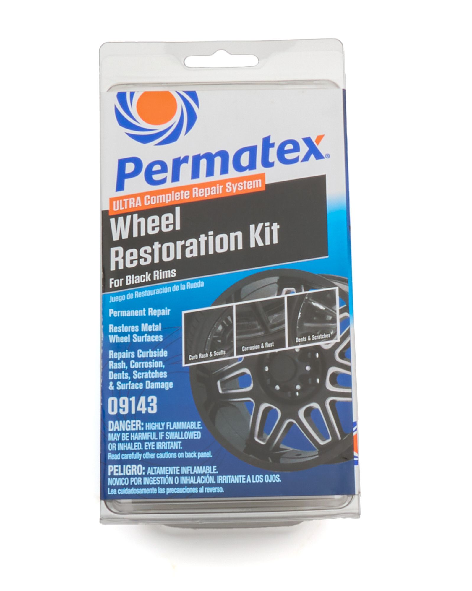 PERMATEX Wheel Restore Kit Black 09143
