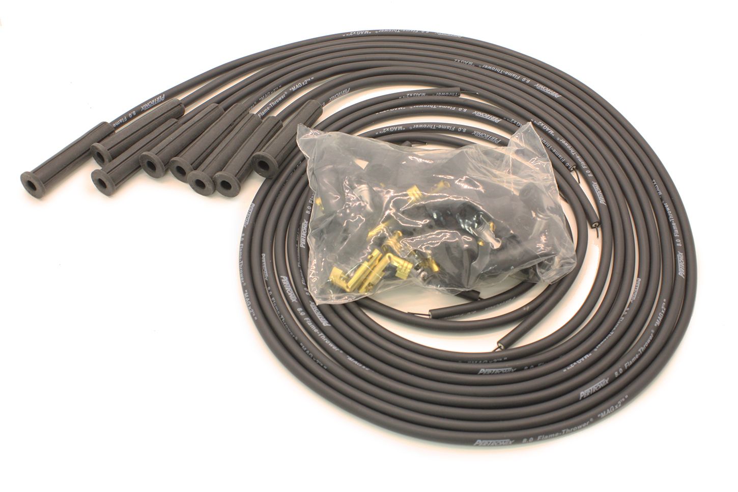 PERTRONIX IGNITION 8MM Universal Wire Set - Black 808280