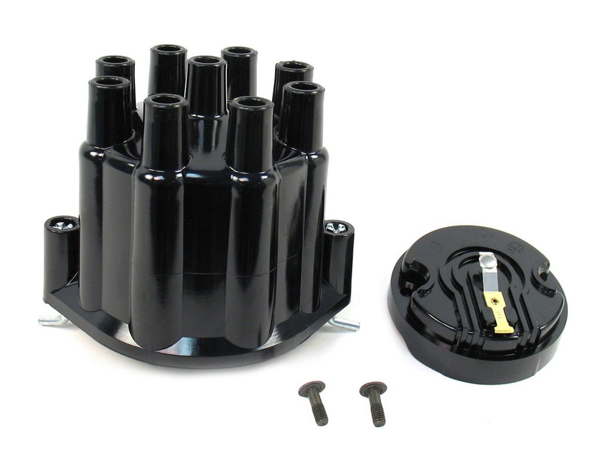 PERTRONIX IGNITION Dist. Cap & Rotor Kit - Black d600700