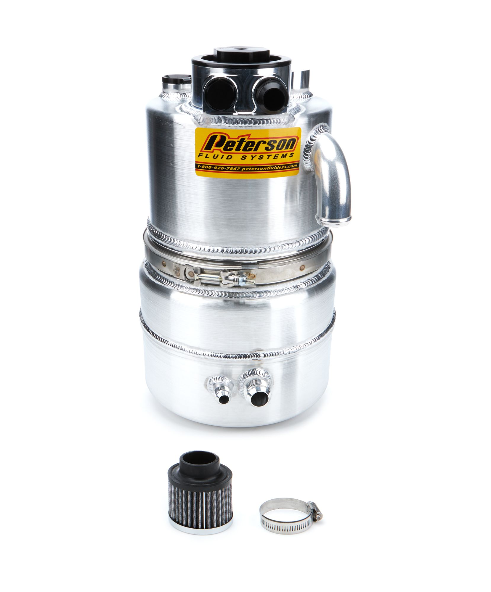 PETERSON FLUID Dry Sump Tank 5Gal w/ 10in Bottom 089019