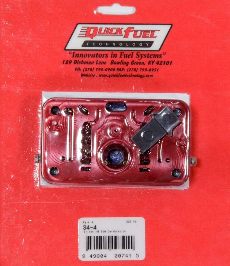 QUICK FUEL TECHNOLOGY Billet Metering Block - Standard Calibration 34-4qft