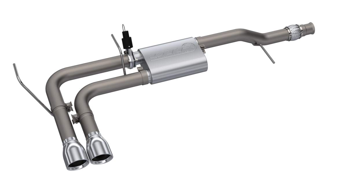 QTP 410014 QTP Silverado 1500 Screamer CatBack Exhaust with Side