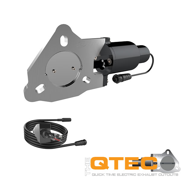 QTP QTEC 2.25in Electric Valve DIY Cutout Kit - Single QTEC225DIY image 3